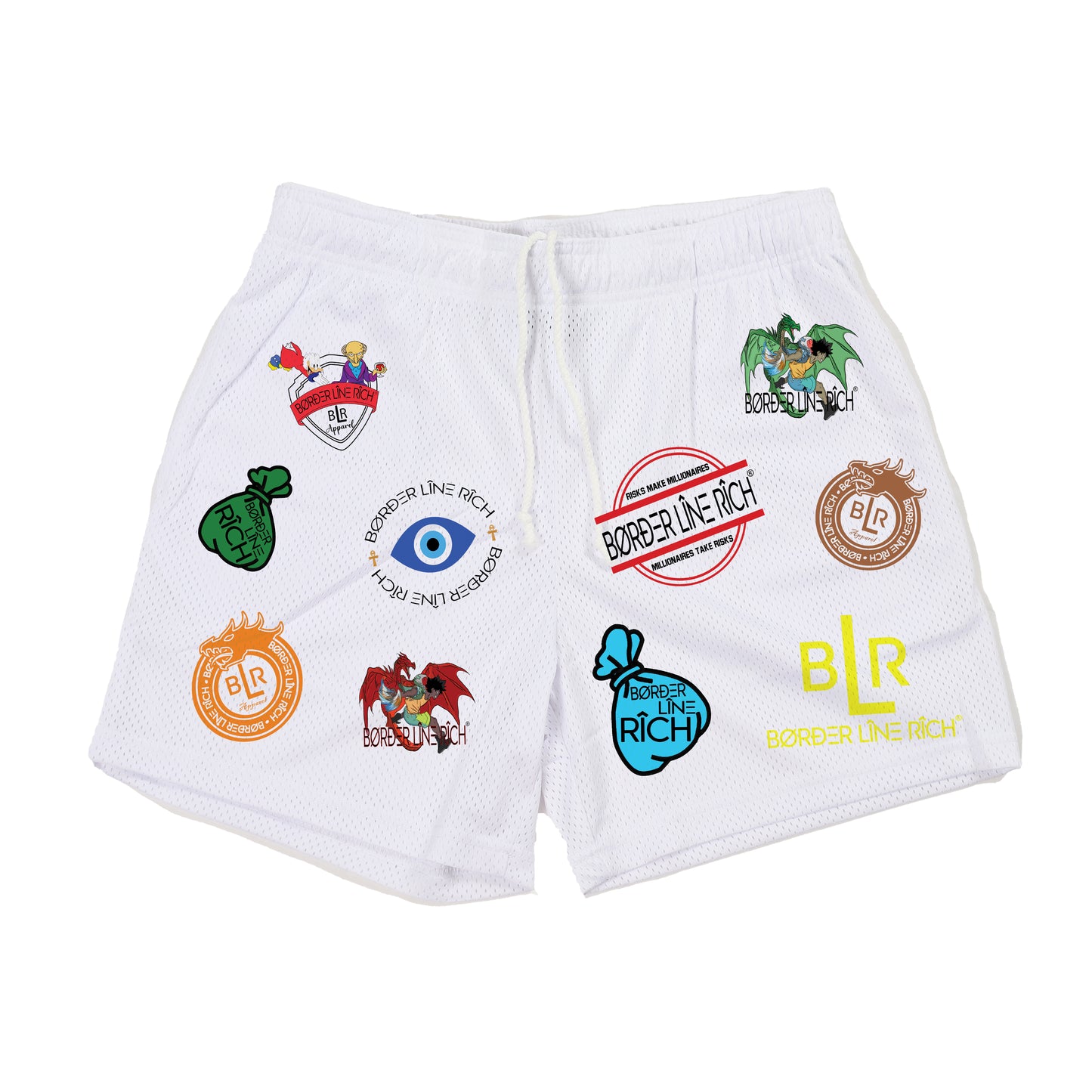 Logo Mesh Shorts