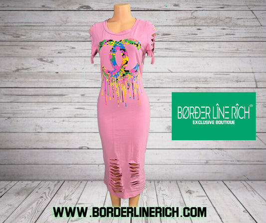 Plus size CC Drip Dress